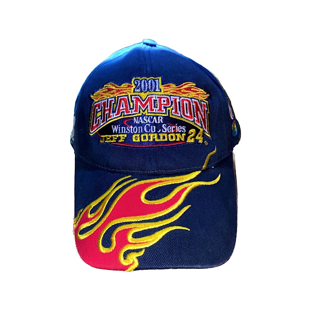 Jeff Gordon #24 Hat-Blue/Red-Fire Embrodery-Chase Authentics
